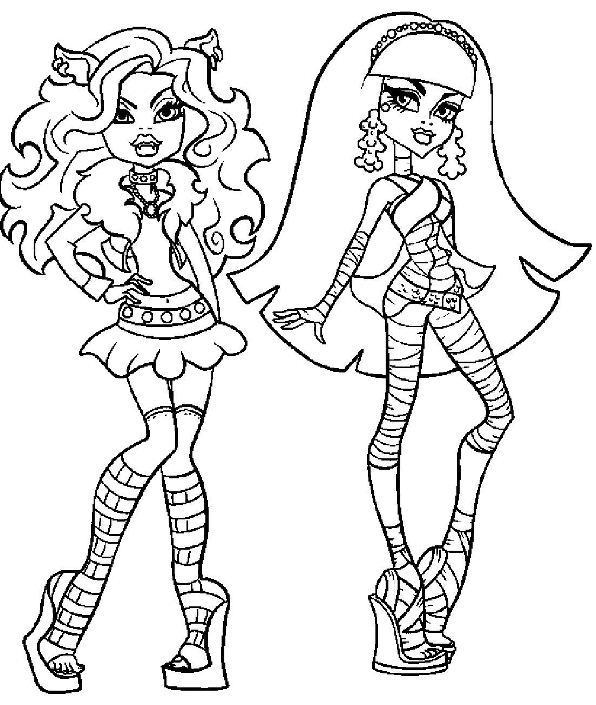 Kids-n-fun.com | 32 coloring pages of Monster High